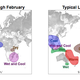 NOAA La Niña weather maps via North Carolina’s State Climate Office